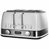 Sunbeam New York Collection 4 Slice Toaster White Silver TA4440WS image NaN