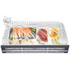 Hitachi 670L Multi Drawer French Door Refrigerator Crystal Black Glass R-GW670TAXK image NaN