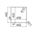 Artinox RADIU4040 Radius Single Bowl Undermount Sink image NaN