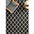 Rug Culture Huxley Extra Large Black & Off White Rug 320X230CM - HU-BLK-320230 image NaN