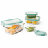 OXO Four Piece Smart Seal Glass Rectangular Container Set 48584 image NaN