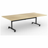 OLG Agile Flip Table 2400x1200 New Oak Worktop with Black Frame OG_AGFLIP2412B_NO image NaN
