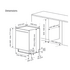 Beko 60cm Built Under Dishwasher Platinum Steel BDBU1430X image NaN