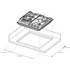 Westinghouse 60cm 4 Burner Natural Gas Cooktop Stainless Steel WHG644SC image NaN