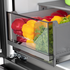 Hisense 640L PureFlex Quad Door Refrigerator with Non-Plumbed Ice and Water Dispenser Dark Stainless Steel  HRCD640TBW image NaN