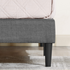 Zinus Liam Classic Home King Upholstered Fabric Bed Base Dark Grey AU-FPPPDG-12K image NaN