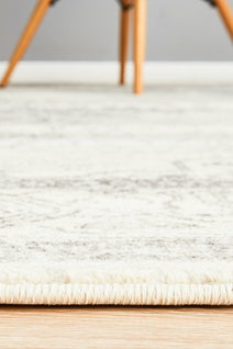 Rug Culture Century Large Grey & Off White Rug 290X200CM - CEN-977-SILV-290X200 hero image