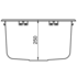 Abey LTS45C The Leichardt 45L Single Inset Skinny Laundry Tub with Bypass & Overflow image NaN