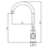 Oliveri Venice Goose Neck Mixer Chrome VE520CR image NaN