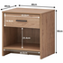 Ostro Cody Bedside Table Mid Tone Oak AOF-C1BT011 image NaN