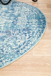 Rug Culture Evoke Large Blue Rug 240X240CM - EVO-253-BLUE-240X240 hero image