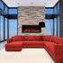 Remii 55 Inch Extra Tall Indoor Built-In Electric Fireplace with Black Steel Surround 102755-XT image NaN
