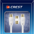 Crest BANW15 Dual Shield White Coaxial Cable - 1.5m image NaN