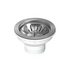 Turner Hastings 90 x 50 Basket Waste with Long Thread Brushed Nickel 90BW-BN image NaN