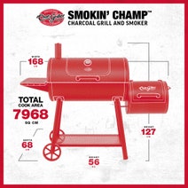 Char-Griller Smokin Champ Freestanding BBQ CG1733RR hero image