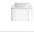 Turner Hastings Evara 75x53 Wall Hung Vanity with Real Marble Top To Suit Above Counter Basin White NTH EV753-WH-NTH image NaN