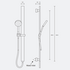 Rogerseller Mero Slide Bar 105 Duo Airstream Hand Shower with Integrated Water Inlet 3200622 image NaN