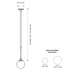 DCW Editions Gras 300 Ceiling Light - Glass Ball 175mm 300BLGL175 image NaN