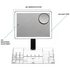 Homedics Radiance LED Beauty Mirror with Organiser- Black MIR-LB3000-BK-AU image NaN