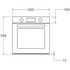 Bertazzoni 60cm Black Glass Pyrolytic Oven FMOD6117PTB1 image NaN