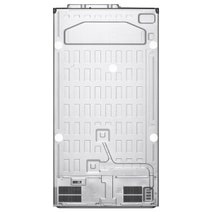 LG 635L Side by Side InstaView Fridge with Ice & Water Dispenser Matte Black GS-V600MBLC hero image