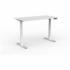 OLG Agile+ Adjustable Single Desk 1500x750 White Worktop with White Frame OG_AG2MESSD1575W_W image NaN