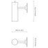 CTO Lighting Heron Wall Light - Satin Brass HERWAOSB image NaN