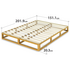 Zinus Queen Wooden Pallet Bed Frame Pine Wood AU-WDBF-8Q image NaN