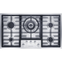 Miele 90cm 5 Burner Natural Gas Cooktop with Dual Wok Burner Stainless Steel KM2354G  image NaN