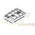 Spezialist 34cm 2 Burner Gas Cooktop With SS Inset Surface S30342SSNG image NaN