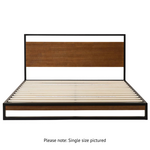 Zinus Ironline Metal & Wood Bed Frame Single AU-IRPBH-S hero image