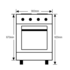Emilia DI965EI3PACK Upright Stove & Rangehood image NaN