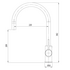 Oliveri Venice Pull Out Goose Neck Mixer Tap Brushed Nickel VE520FBN-P image NaN