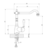 Armando Vicario PALAIS-BN Palais Kitchen Mixer Tap image NaN