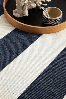 Rug Culture Seaside Medium Navy & White Rug 220X150CM - SSD4444-NVWH-220X150 hero image