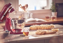 KitchenAid KSM160 Artisan Stand Mixer Empire Red 93410 hero image