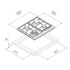 Blanco CG604WXFFC 60cm Natural Gas Cooktop image NaN
