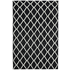 Rug Culture Huxley Extra Large Black & Off White Rug 320X230CM - HU-BLK-320230 image NaN
