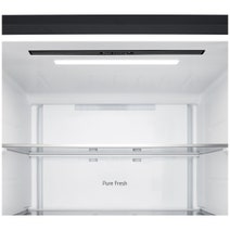 LG 436L Bottom Mount Frost Free Fridge - Matte Black GB-B400MB hero image
