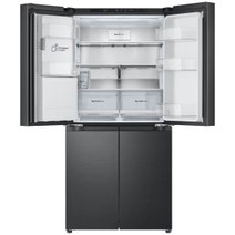 LG 506L French Door Fridge with Slim Non-Plumbed In-Door Ice and Water Dispenser Matte Black GF-LN500MBL hero image