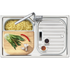 Oliveri DZ163 Diaz Double Bowl Topmount Sink image NaN