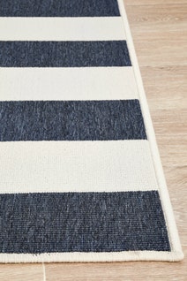 Rug Culture Seaside Medium Navy & White Rug 220X150CM - SSD4444-NVWH-220X150 hero image
