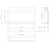 Remii 35 Inch Extra Slim Indoor Built In Electric Fireplace with Black Steel Surround 102735-XS image NaN