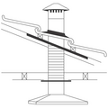 Abey RHVT5 125mm Vertical Tiled Roof Ducting Kit