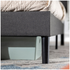 Zinus Single Cambril Bed Frame Fabric Bed Base Upholstered Kids Dark Grey AU-FPPBC1-38S image NaN