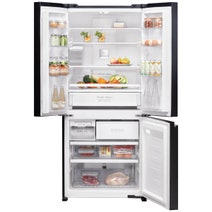 Panasonic 500L French Door Fridge Metallic Black NR-CW530HWKA hero image