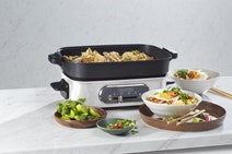 Morphy Richards Multifunction Pot with Hot Pot White MRMP25WT hero image