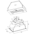 Schweigen 60cm UnderMount On Board Motor Rangehood Stainless Steel SWU-6 image NaN