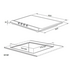 Smeg CIR60XS3 60cm Classic Aesthetic Natural Gas Cooktop image NaN