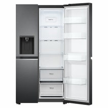 LG 635L Side by Side Fridge GS-L635MBL hero image